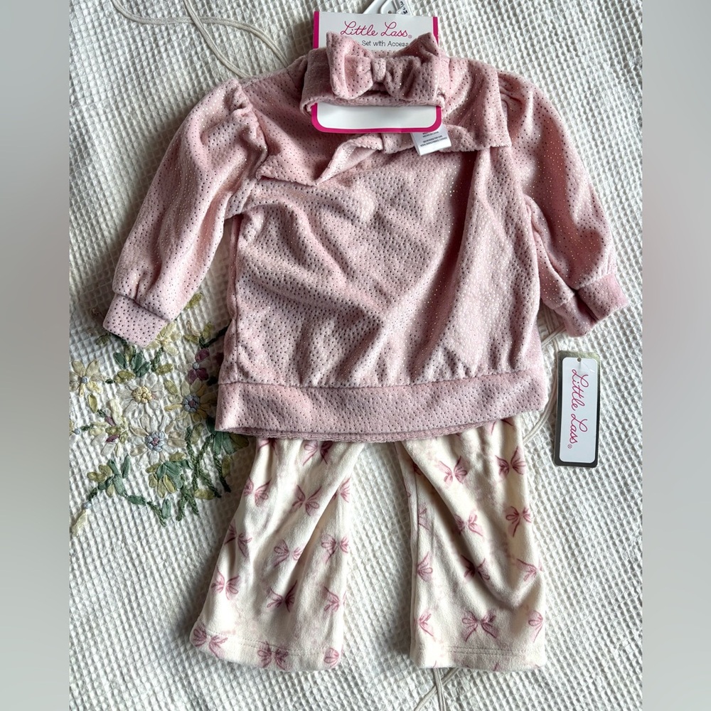 NWT Little lass matching set size 3-6 months
